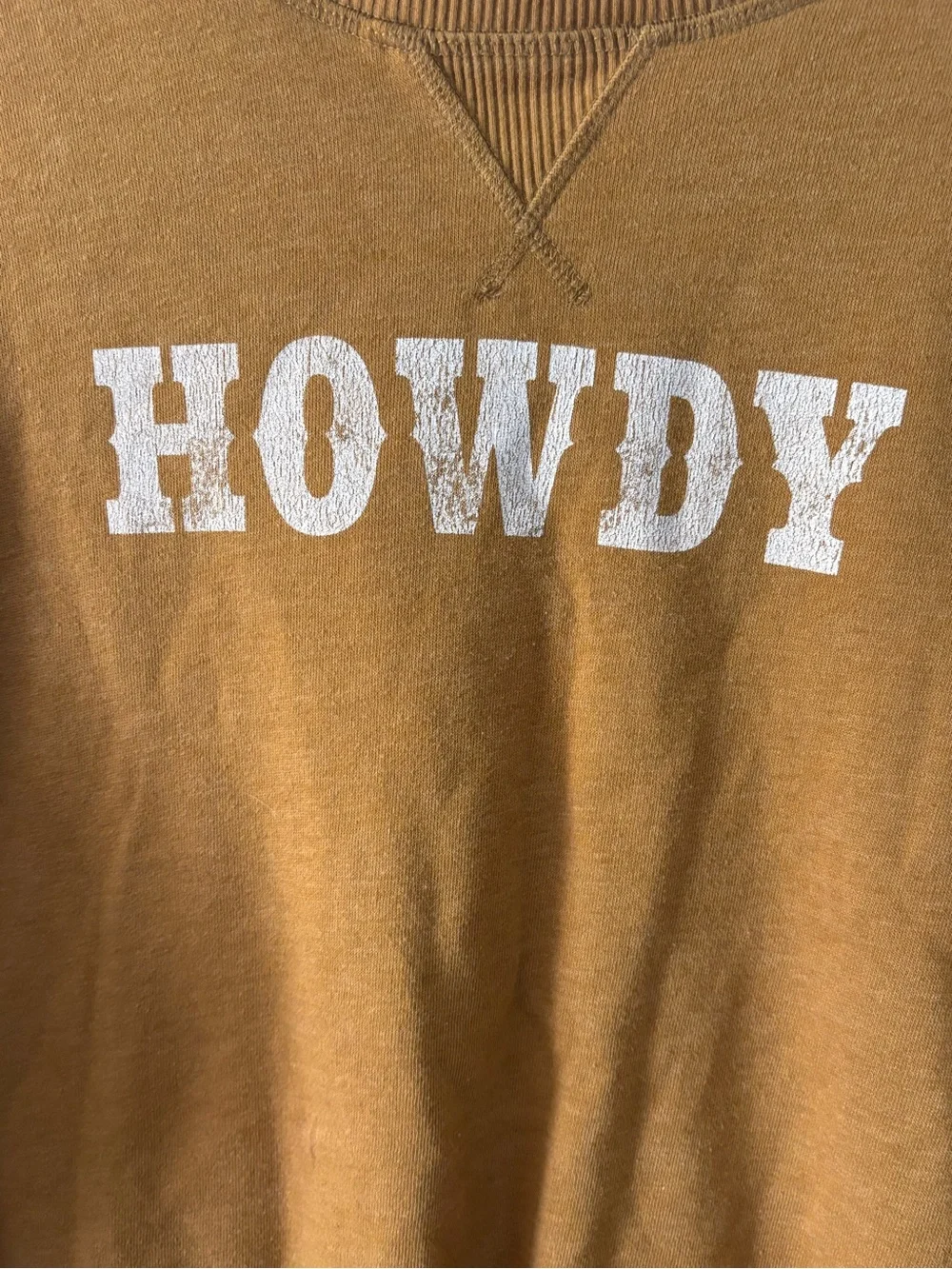 Aeropostale crewneck “Howdy” medium. - Picture 3 of 5